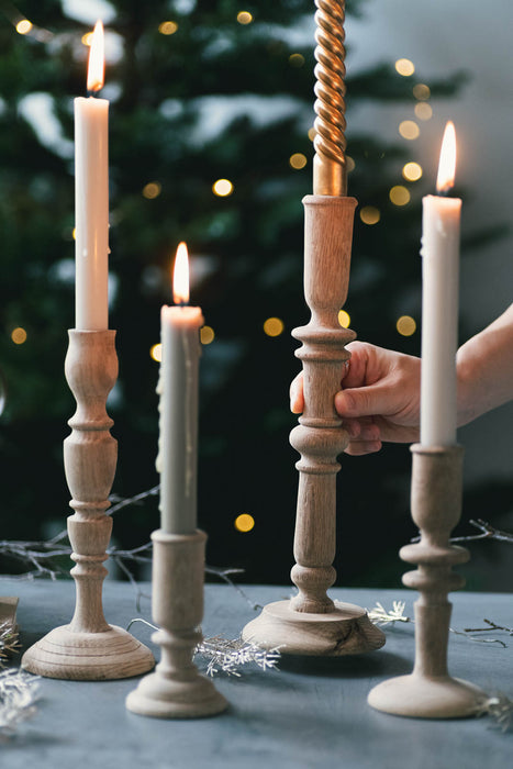 Memor candle-stand | 木製キャンドルスタンド（4サイズセット）