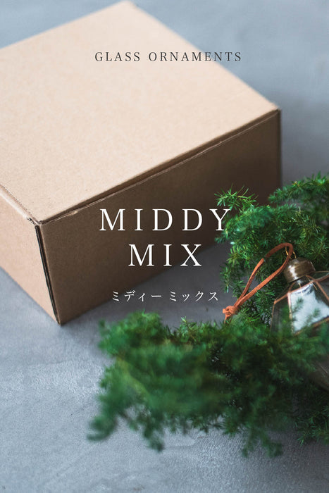 Middy mix Set | ガラスオーナメントアソート 6個入り
