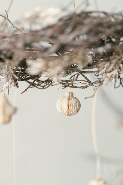 PAPIER petit H4cm | ペーパーオーナメント 6個入り