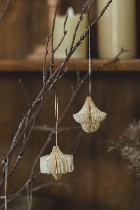 PAPIER petit H4cm | ペーパーオーナメント 6個入り