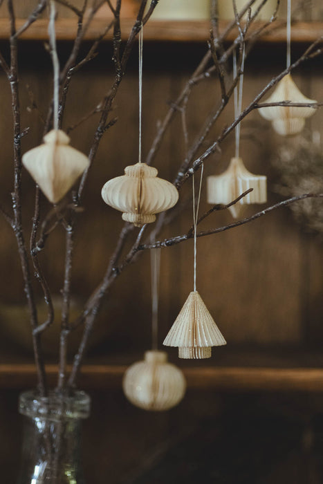 PAPIER petit H4cm | ペーパーオーナメント 6個入り