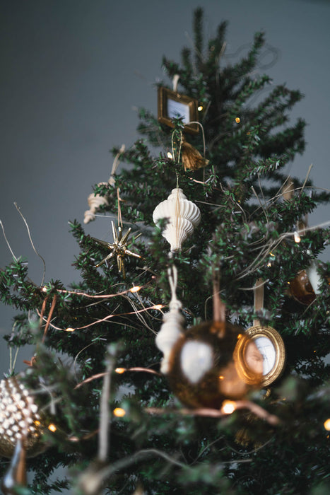 PAPIER winter sand H8-10cm | ペーパーオーナメント 6個入り