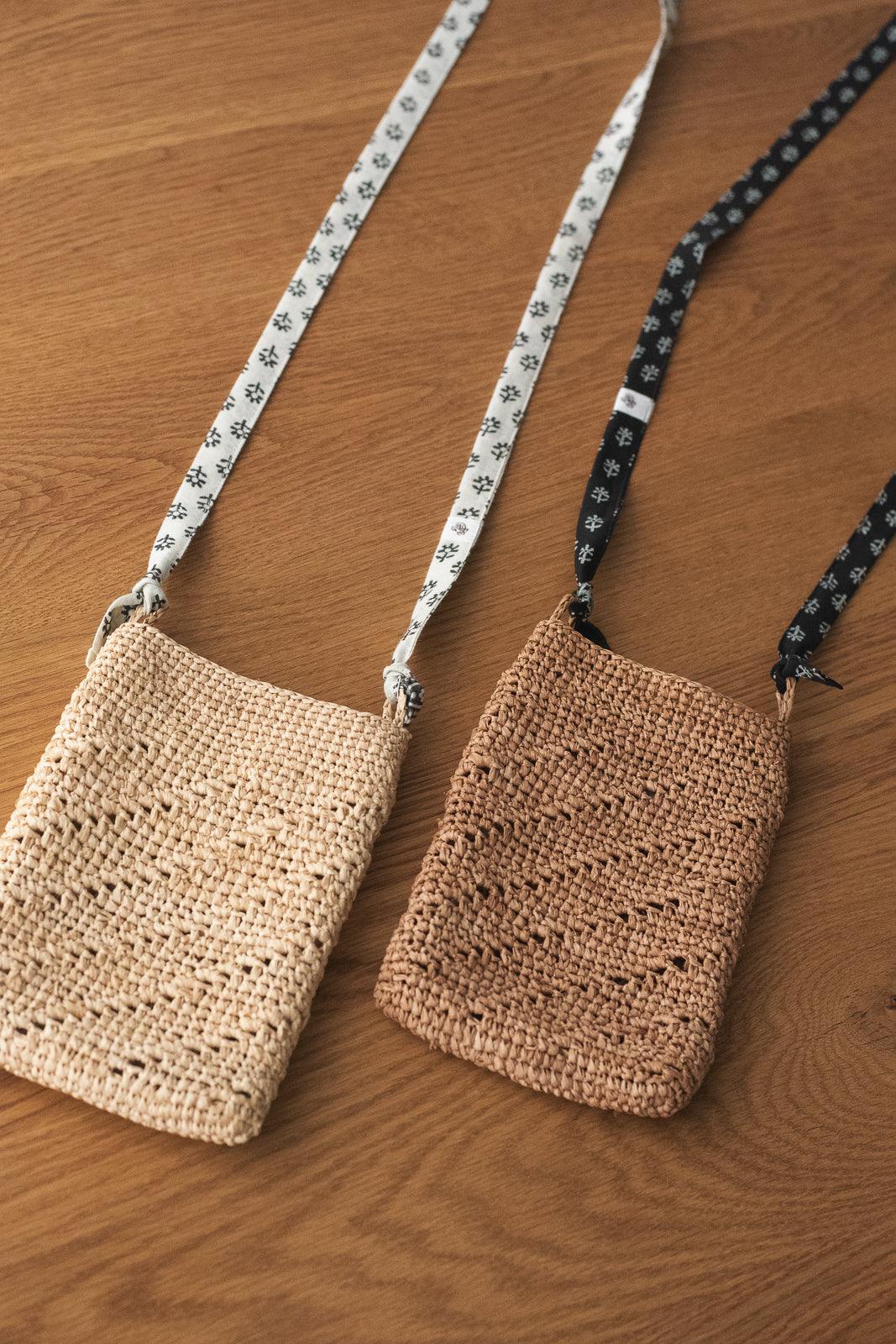 maison de soil | RAFFIA PHONE HOLDER BAG — ANTRY USE ONLY GENUINE
