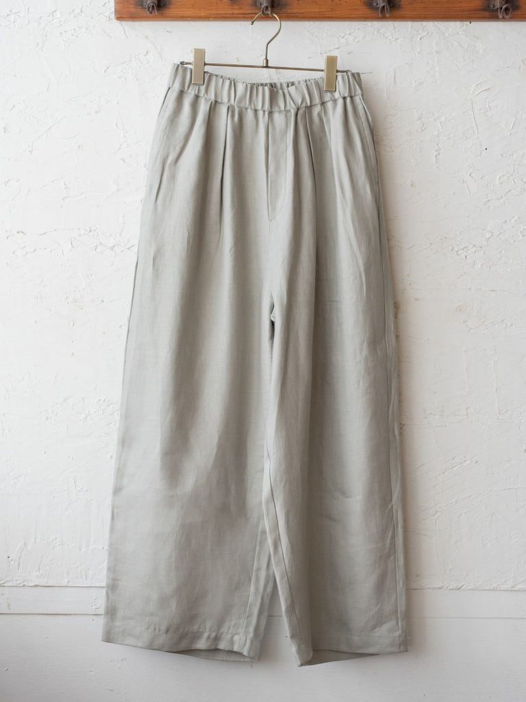 maison de soil | LINEN TWILL 2TUCK WIDE EASY PANTS — ANTRY USE