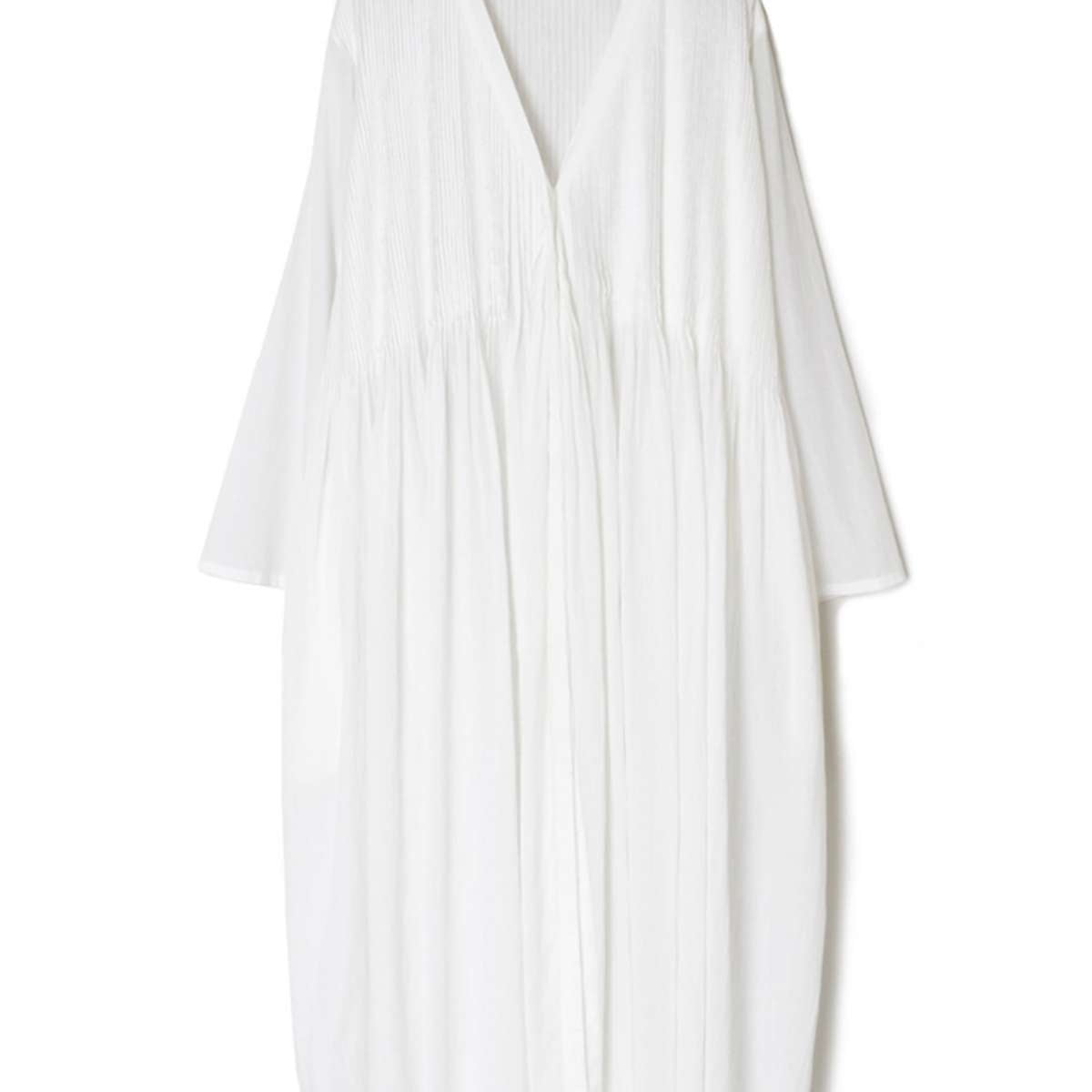 maison de soil | 80s ORGANIC VOILE PLAIN MINI PINTUCK CACHE COEUR
