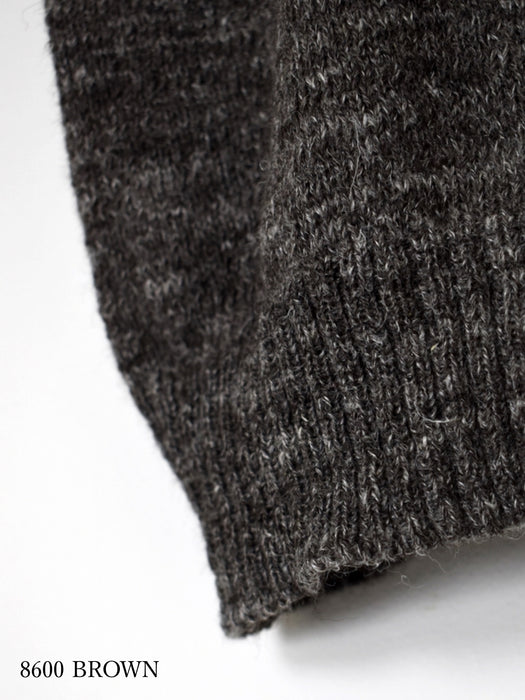 SOIL | 7GG 1PLY SHETLAND WOOL/LINEN V-NECK 1 BUTTON VEST