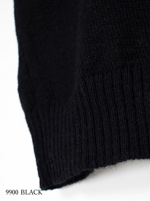 SOIL | 7GG 1PLY SHETLAND WOOL/LINEN V-NECK 1 BUTTON VEST