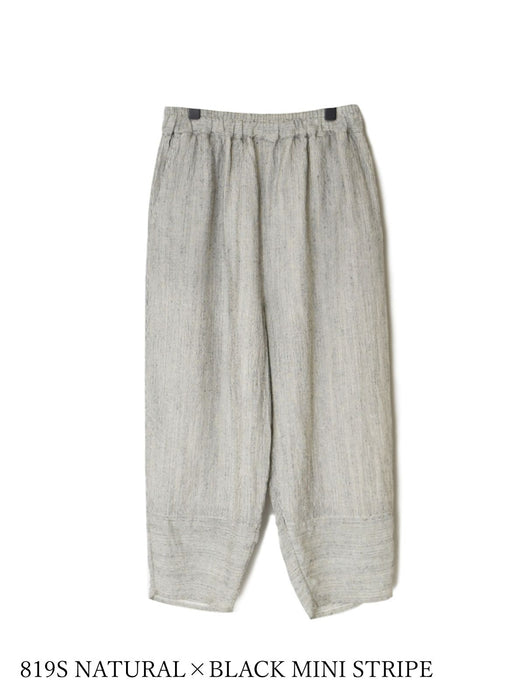 SOIL |  WOOL LINEN STRIPE EASY PANTS