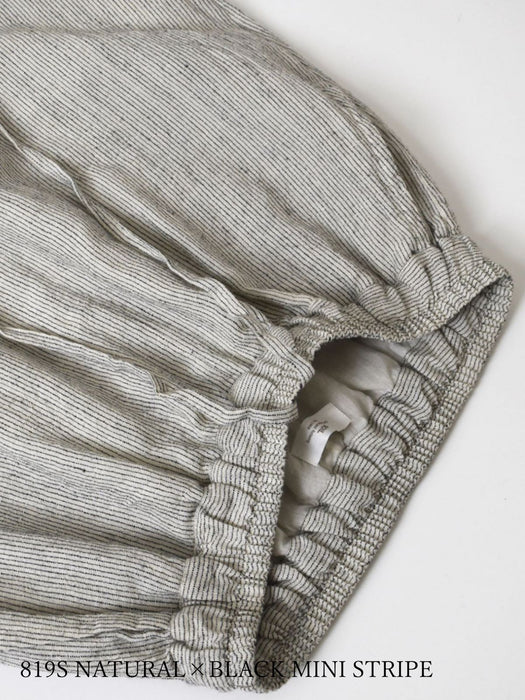 SOIL |  WOOL LINEN STRIPE EASY PANTS
