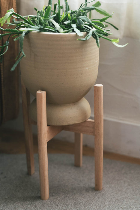 Wood Plant Stand