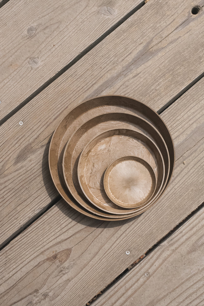 ART STONE SAUCER ブラウン — ANTRY USE ONLY GENUINE