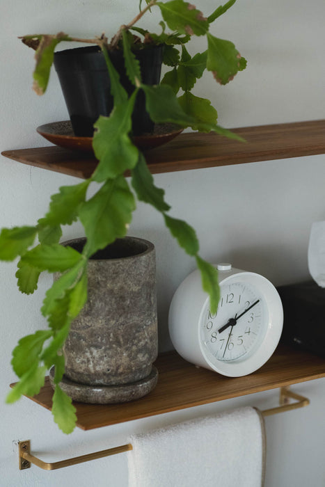 Teak Thin shelf | 棚受け一体型シェルフ