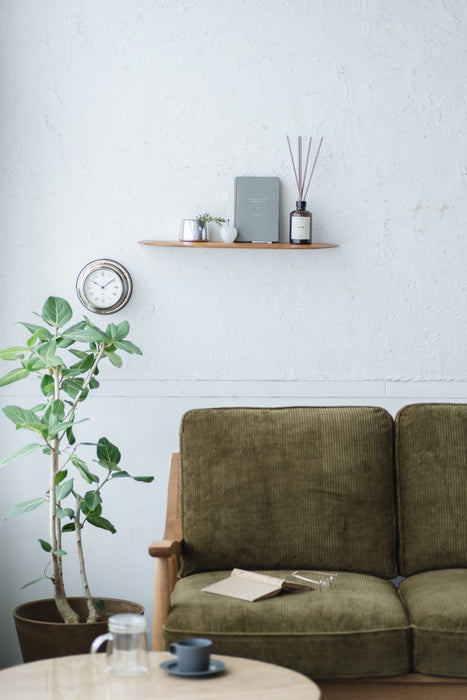 Teak Smooth shelf | Shelf with integrated shelf bracket