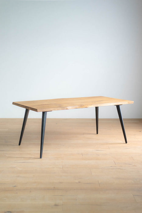[Outlet] Coupe Dining Table (Black Legs) 