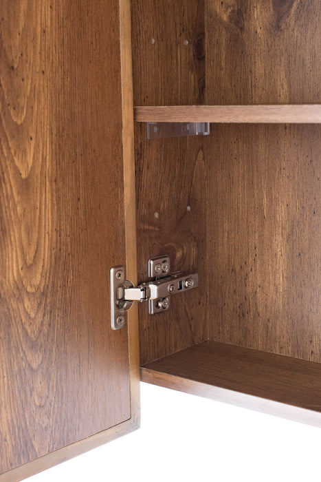 Wood arch キャビネットミラー