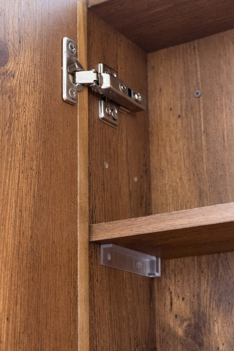 Wood arch キャビネットミラー