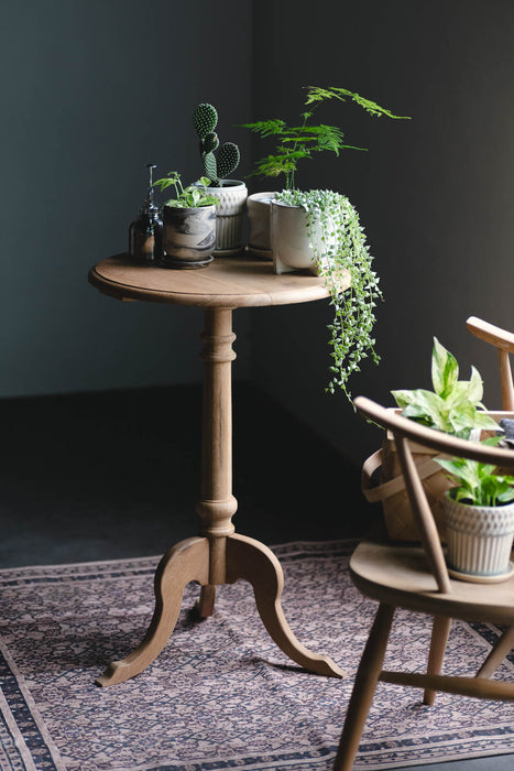 Oak Round Side Table | Atelier 
