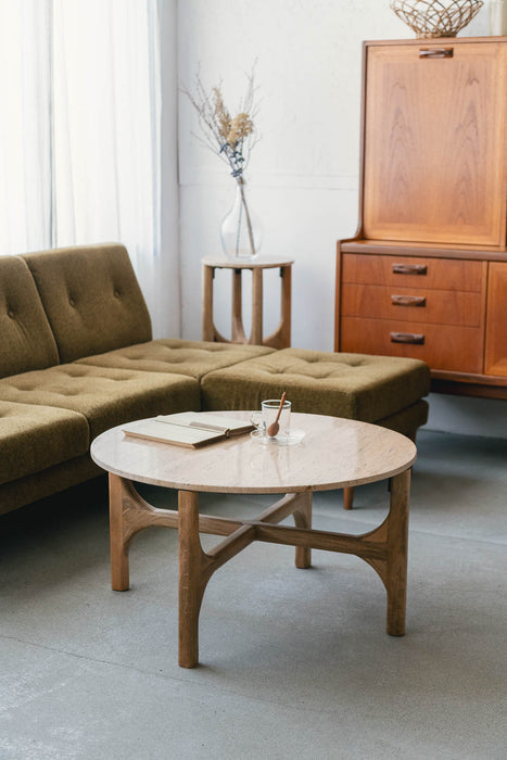 sed/met Cross Table φ750 Low | コーヒーテーブル