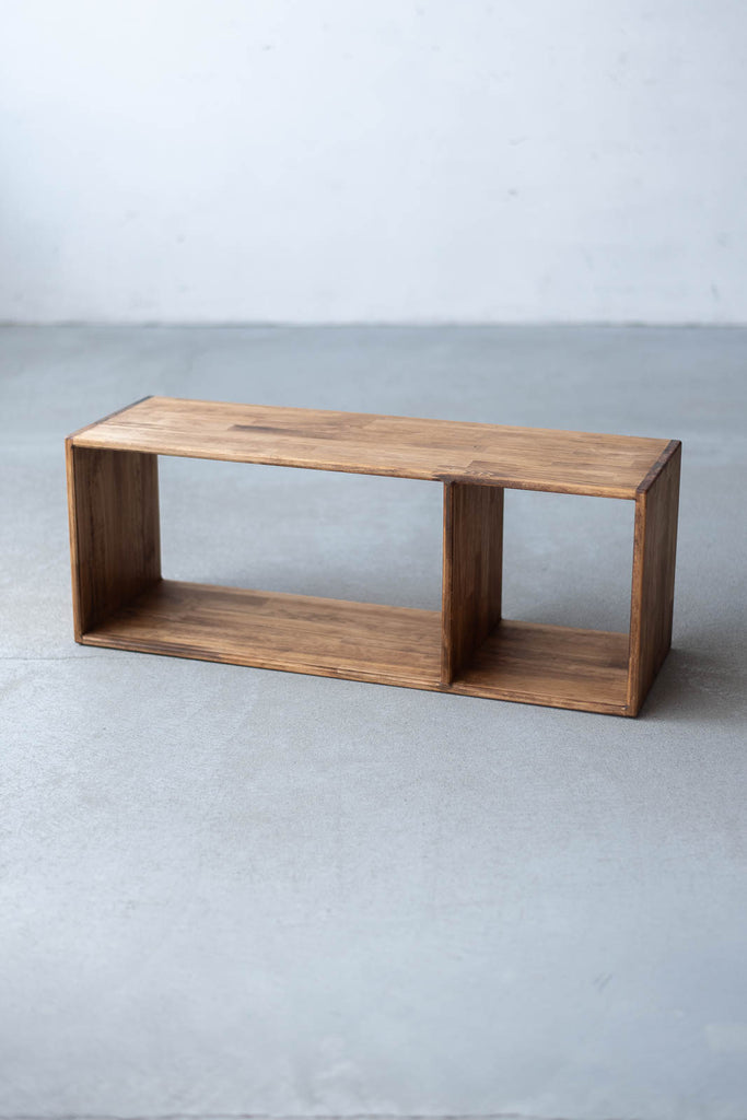 専用　ハンドメイド 　ショートベンチ ハートBOX付き（ナチュラル) MAS WK Shelf Bench Short / マス WK シェルフベンチ ショート