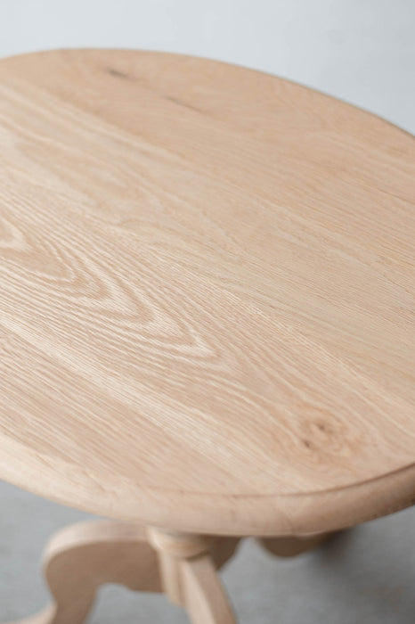 Oak Oval Side Table