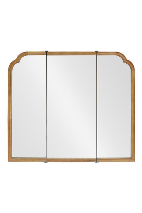 Wood arch 3ドアキャビネットミラー 850