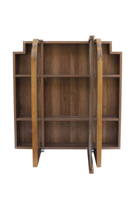 Wood arch 3ドアキャビネットミラー 850