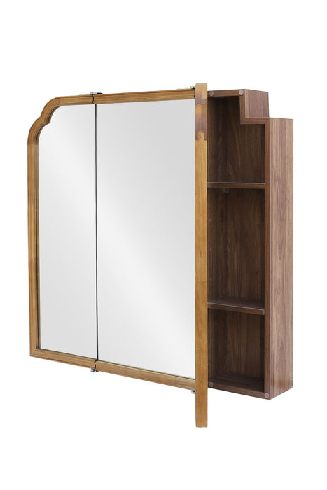 Wood arch 3ドアキャビネットミラー 850
