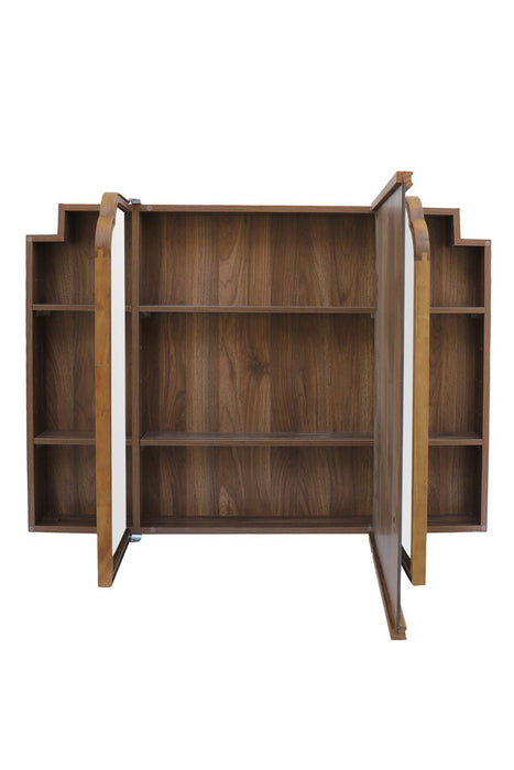 Wood arch キャビネットミラー 1150