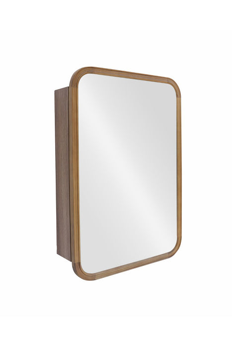 Wood curve キャビネットミラー