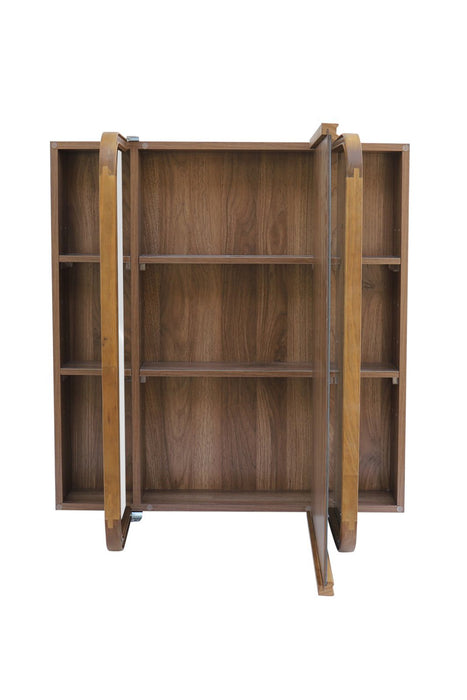 Wood curve 3ドアキャビネットミラー 850