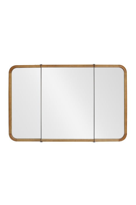 Wood curve 3ドアキャビネットミラー 1150