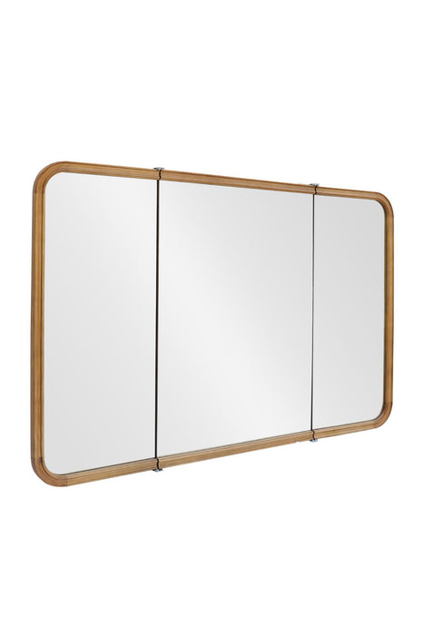 Wood curve 3ドアキャビネットミラー 1150