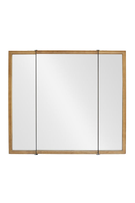 Wood rect 3ドアキャビネットミラー 850