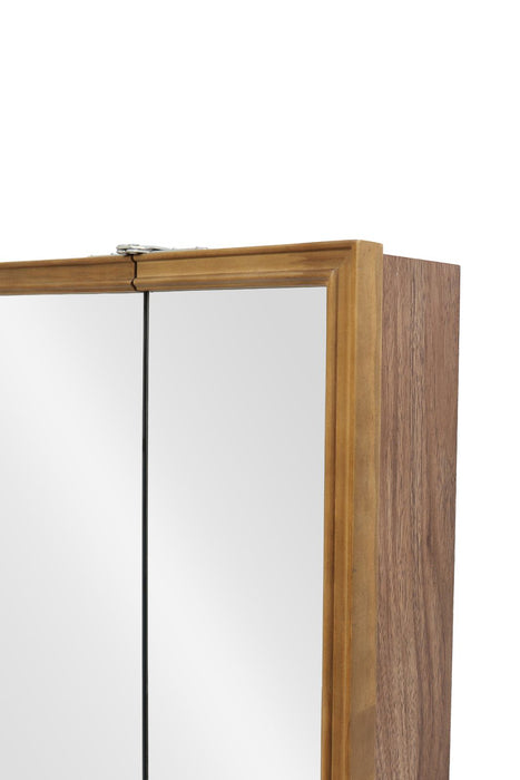 Wood rect 3ドアキャビネットミラー 850