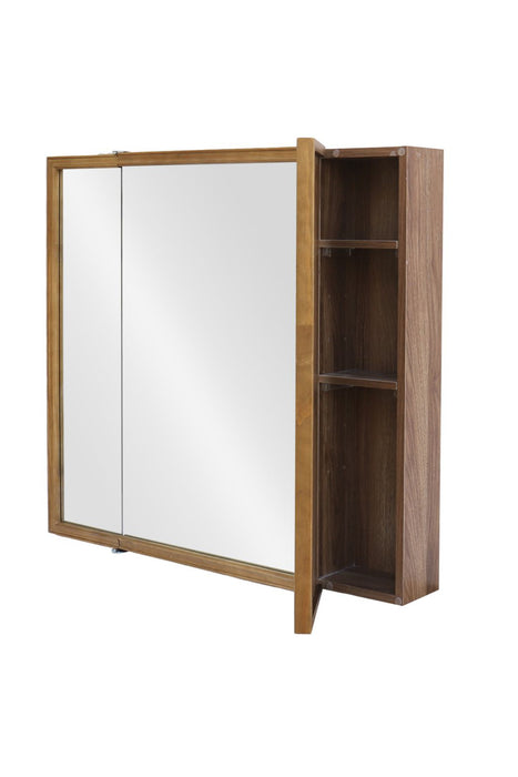 Wood rect 3ドアキャビネットミラー 850