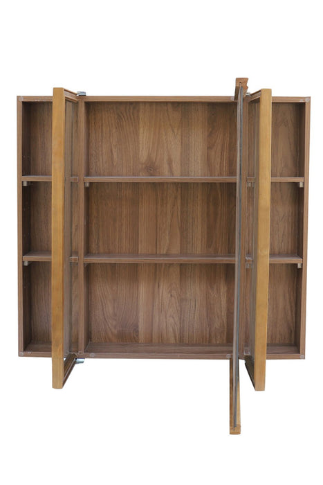 Wood rect 3ドアキャビネットミラー 850