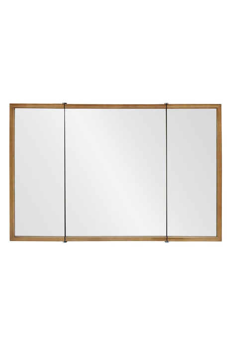 Wood rect 3ドアキャビネットミラー 1150