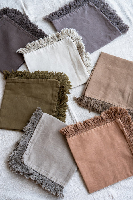 フリンジクッションカバー