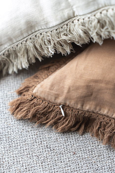 フリンジクッションカバー