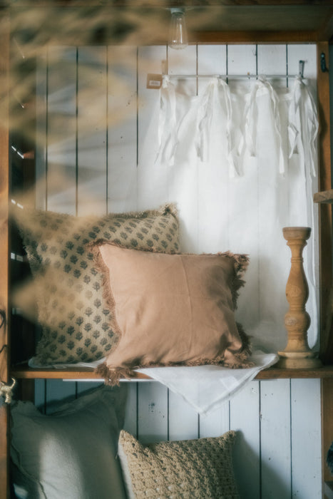 フリンジクッションカバー