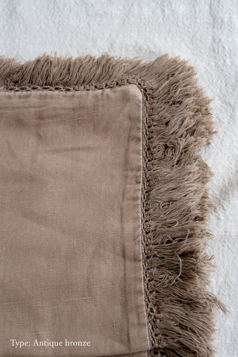 フリンジクッションカバー