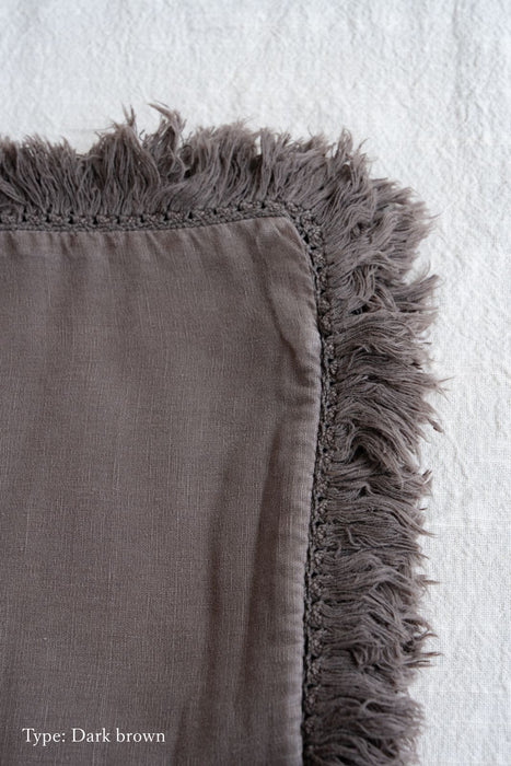 フリンジクッションカバー