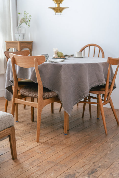 フリンジマルチクロス 140×150 グレイッシュブラウン