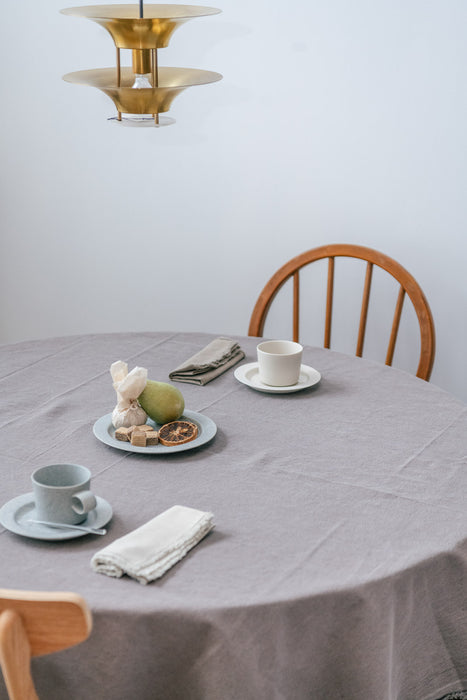 フリンジマルチクロス 140×150 グレイッシュブラウン