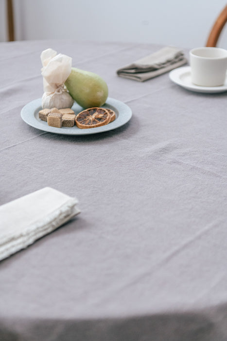 フリンジマルチクロス 140×150 グレイッシュブラウン