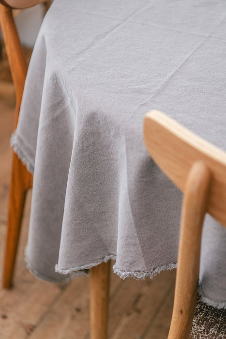 フリンジマルチクロス 140×150 グレイッシュブラウン