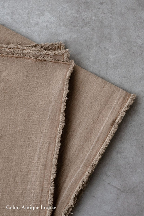 フリンジマルチクロス 140×240 アンティークブロンズ