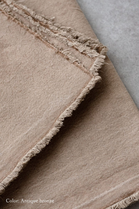 フリンジマルチクロス 140×240 アンティークブロンズ