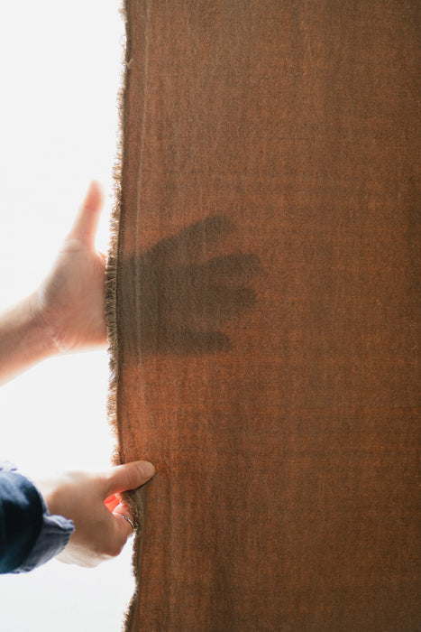 フリンジマルチクロス 140×150 アンティークブロンズ