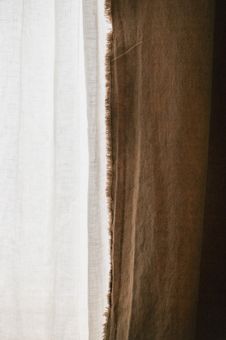 フリンジマルチクロス 140×150 アンティークブロンズ